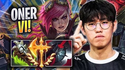 Oner Is So Good With Vi T1 Oner Plays Vi Jungle Vs Gragas Season