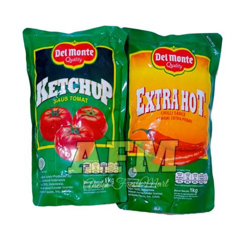 Jual Del Monte Saus Tomat Saus Sambal Kg Kemasan Pouch Extra Hot