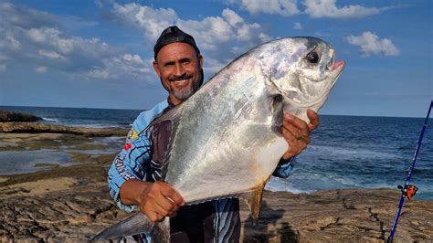 Pescaria De Peixes Gigantes Nas Pedras Iscas Naturais Rock