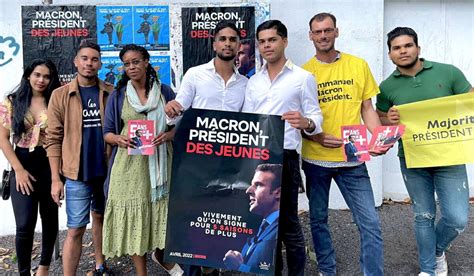 Les Jeunes Avec Macron 974 Lancent Leur Campagne Daffichage Free Dom