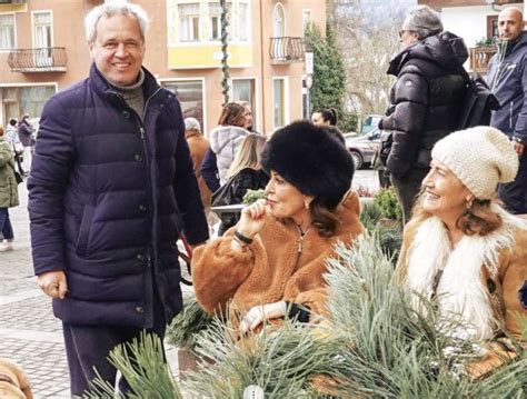 Enrico Mentana Con Daniela Santanche A Cortina Foto Chi Dago Fotogallery