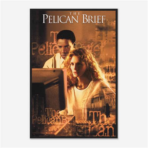 The Pelican Brief Movie Poster, The Pelican Brief Classic Movie Poster ...