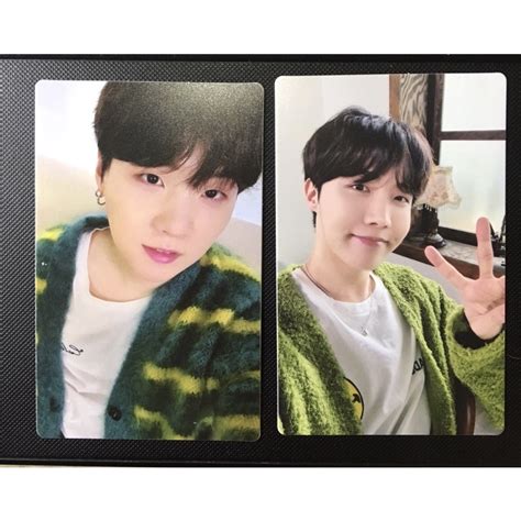 BTS PHOTOCARD LUCKY DRAW M2U BE ESSENTIAL SUGA YOONGI E JHOPE HOBI