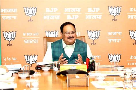 New Delhi Bjp National President Jp Nadda Chairs National General