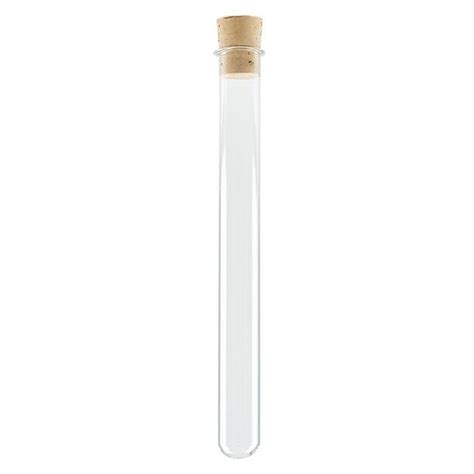 Tube Essai X Mm En Verre Borosilicate Avec Bouchon De Li Ge