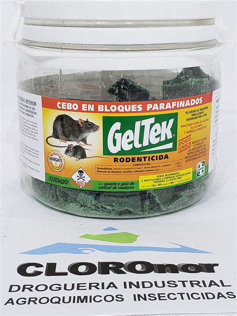 RATICIDA CEBO BLOQUE GELTEK Cloronor