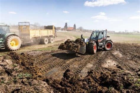 First View Of New Bobcat Agricultural Telehandlers At Lamma Plant And