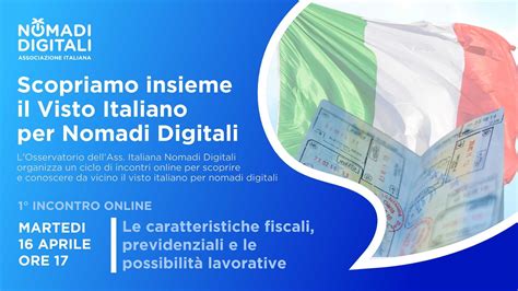 Visto Italiano Per Nomadi Digitali Facciamo Chiarezza Nomadi Digitali