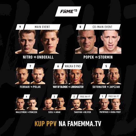 Famemmatv On Twitter Fame Mma Is On Startujemy O Od