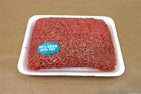 Premium Photo 80 Lean Ground Beef Package