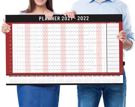 Buy 2021 2022 Wall Planner A1 Size Year Teacher Academic 20212022