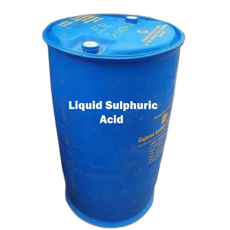 Technical Grade Liquid Sulphuric Acid 99 At 8 Kg In Ahmedabad ID