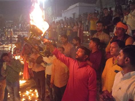 Ghats Were Decorated With Thousands Of Diyas Fireworks And Rangolis