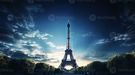 Eiffel Tower. silhouette concept 27381076 Stock Photo at Vecteezy