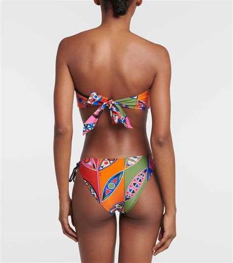 Pucci Printed Bikini Bottoms Emilio Pucci