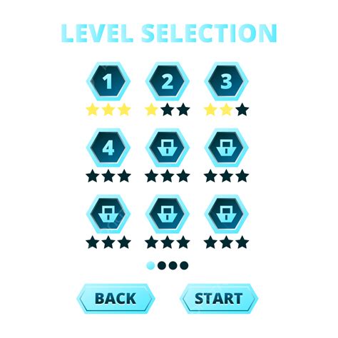 Level Select Vector Hd Png Images Polygon Shape Game Level Select Ui