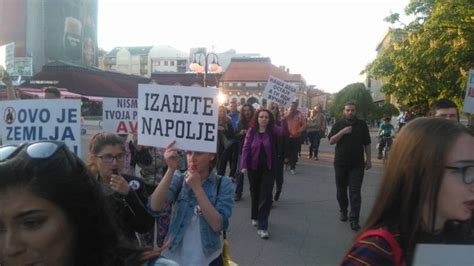 Završen 11 Protest protiv diktature VIDEO Politika Dnevni list Danas