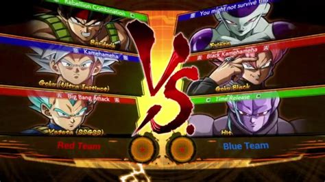 Dragon Ball Fighterz Bardockgoku Uivegeta Ssgss Vs Friezagoku Blackhit 3 Vs 3 Fight Youtube