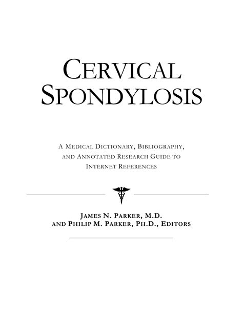 SOLUTION: Cervical spondylosis - Studypool
