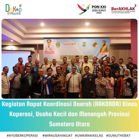 Kegiatan Rapat Koordinasi Daerah RAKORDA Dinas Koperasi Usaha Kecil