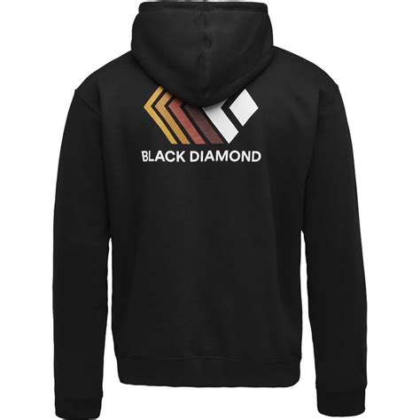 Black Diamond Faded Full Zip Hoodie Mens Clothing