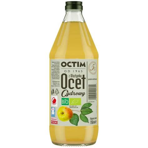 Ocet Cydrowy 5 Bio 750 Ml Octim 13724618946 Allegro Pl