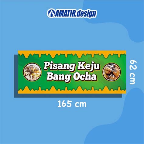 Jual Banner Pisang Keju X Cm Shopee Indonesia