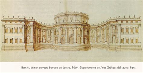 Art Arq XVII Bernini Louvre primer proyecto Departamento de Artes ...