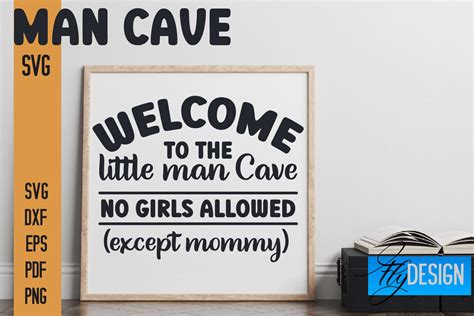 Man Cave SVG | Funny Quotes SVG By Fly Design | TheHungryJPEG