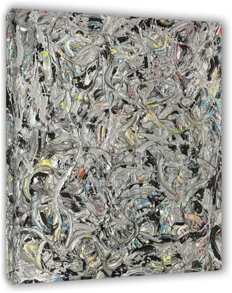 Jackson Pollock Quadro Dipinti Famosi Occhi Al Caldo Ii Riproduzione