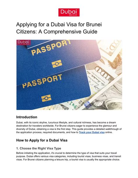 Ppt Applying For A Dubai Visa For Brunei Citizens A Comprehensive Guide Powerpoint