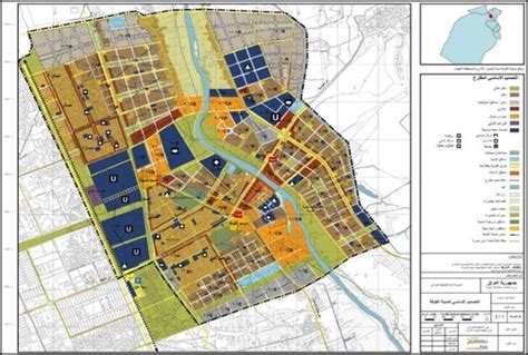 The Basic Map Of Al Kufa City 2009 Ministry Of Municipality 2009