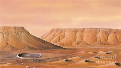 Surface Of Mars, Artwork Photograph by Gary Hincks