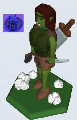 Dnd Half Orc Sorcerer 3d Models STLFinder