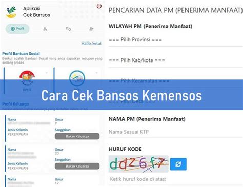 Caranya Gampang Ini Cara Cek Bansos Di Cekbansos Kemensos Go Id