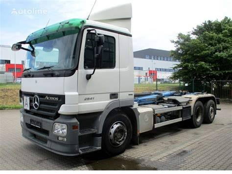 Mercedes Benz 2541 Actros Meiller RK 20 70 TS AHK Hook Lift Truck For