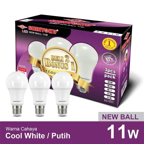 Jual Lampu Led Shinyoku Watt New Ball Beli Bonus Gratis