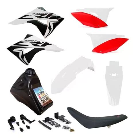 Kit Pl Stico Adapt Vel Biker Next Completo Crf P Dt