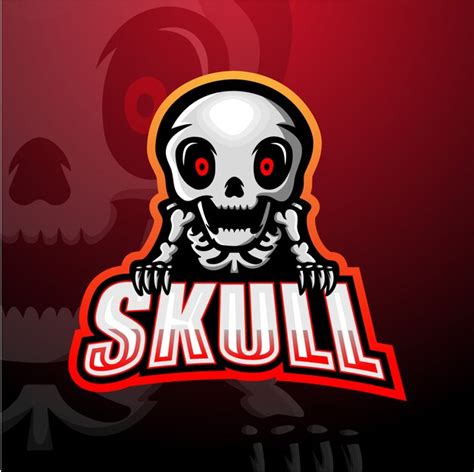 Premium Vector Skull Mascot Esport Illustration