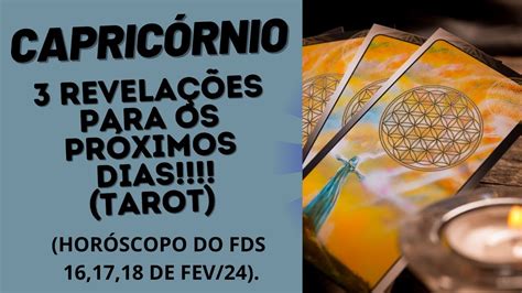 CAPRICÓRNIO 3 REVELAÇÕES PARA OS PRÓXIMOS 3 DIAS HORÓSCOPO DO FDS