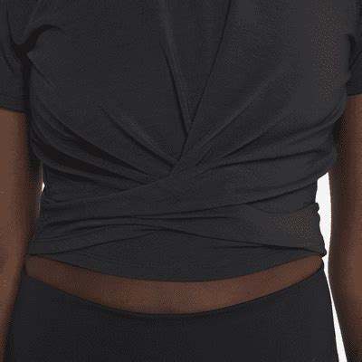 Haut Court Torsad Manches Courtes Nike Dri Fit One Luxe Pour Femme