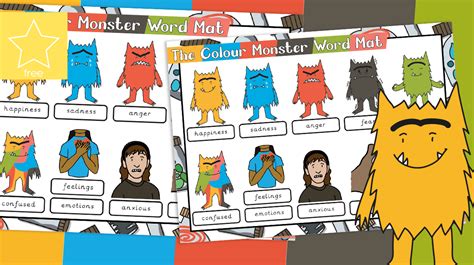Monster Feelings Chart By Aquarius Barnett Tpt