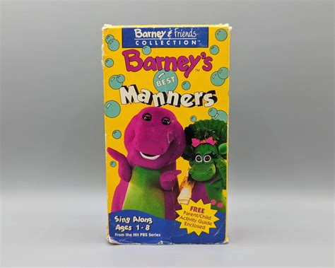 Barneys Best Manners Vhs Vintage Video Vhs Tape Retro Etsy