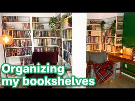 Reorganizing My Bookshelves Home Library Youtube