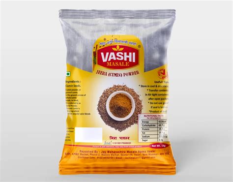 Spicy Vashi Special Jeera Powder Packaging Type Packet Packaging