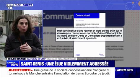 Saint Denis Une Adjointe La Mairie Violemment Agress E