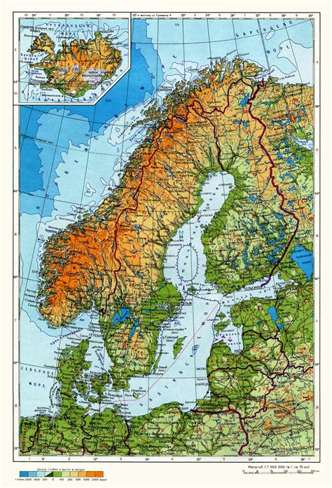 geographic map  sweden geography climate flora fauna