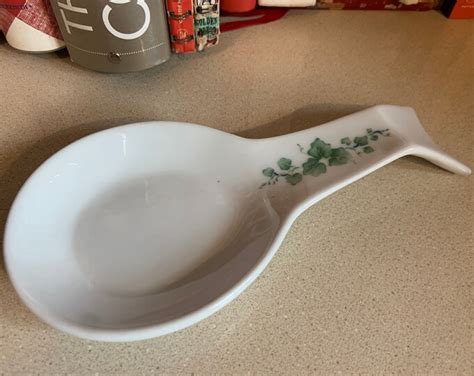 Vintage Corelle Coordinates Callaway Ivy Spoon Rest Etsy