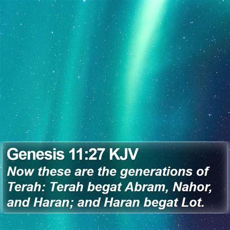 Genesis 1127 Kjv Bible Verse Images