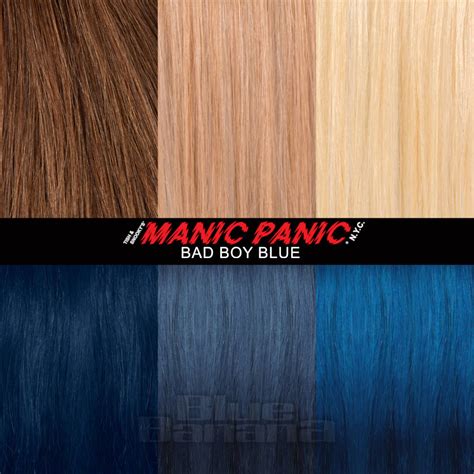 Manic Panic High Voltage Bad Boy Blue Hair Dye Semi Permanent Colour